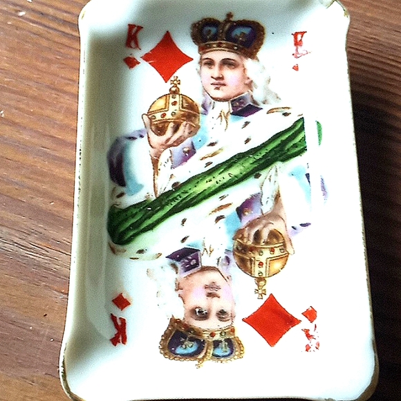 Vtg Card Ashtrays - Picture 7 of 8